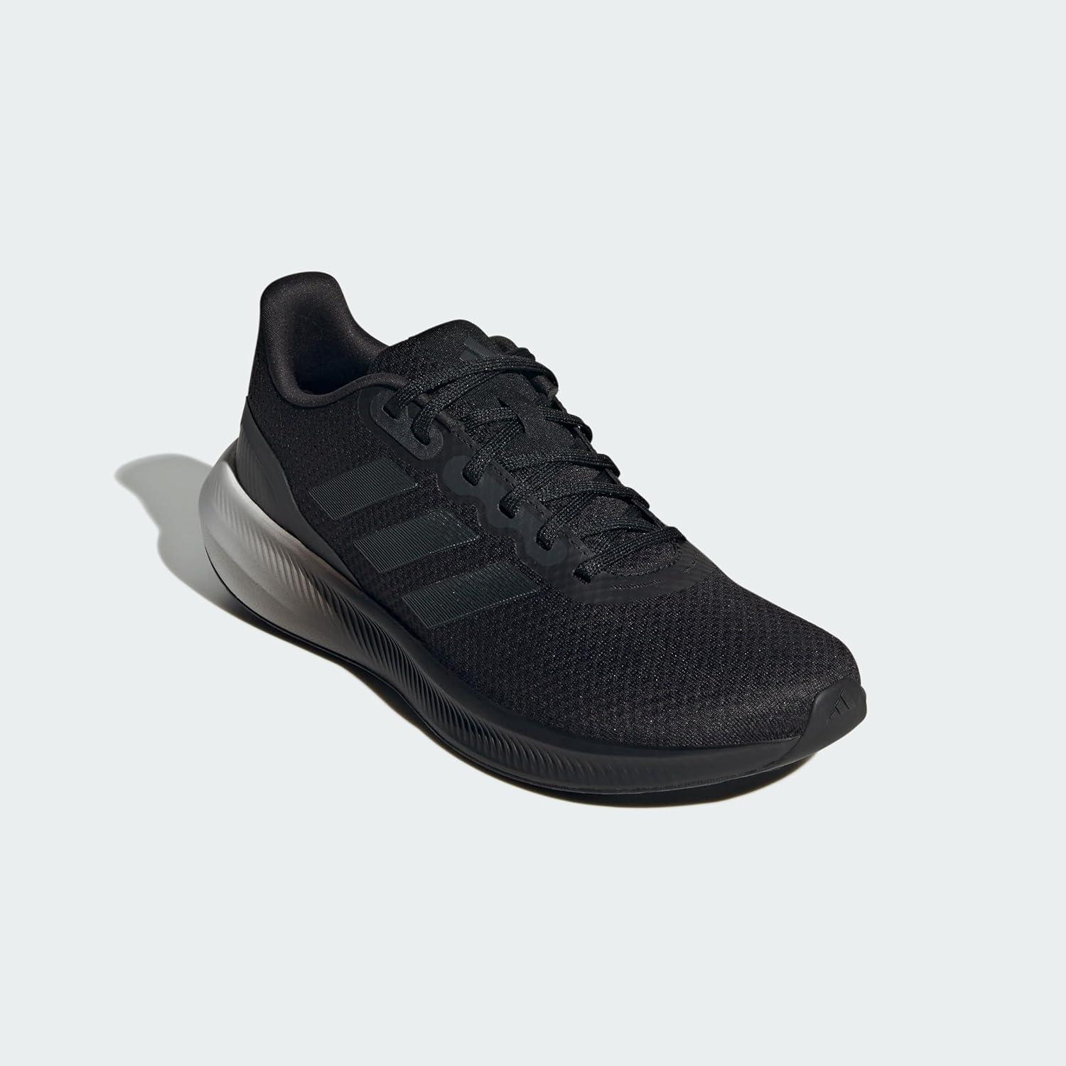 imageadidas Mens Run Falcon 30 ShoeCore Black Black Blue Met Carbon