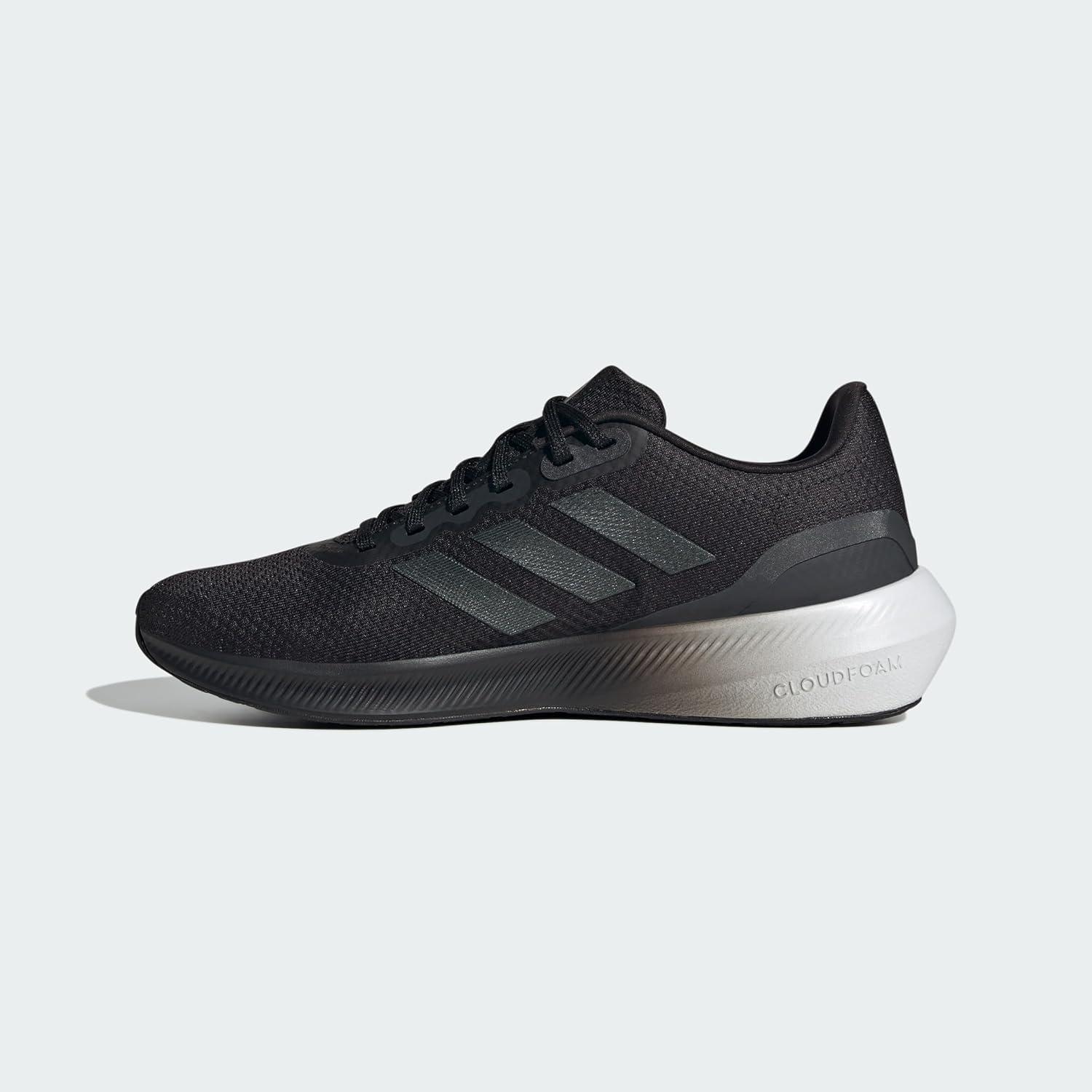 imageadidas Mens Run Falcon 30 ShoeCore Black Black Blue Met Carbon