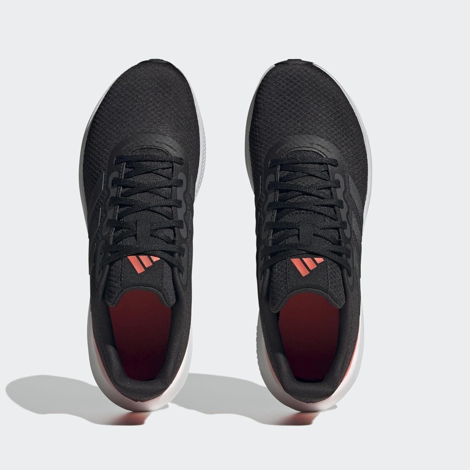 imageadidas Mens Run Falcon 30 ShoeCore Black Carbon Solar Red