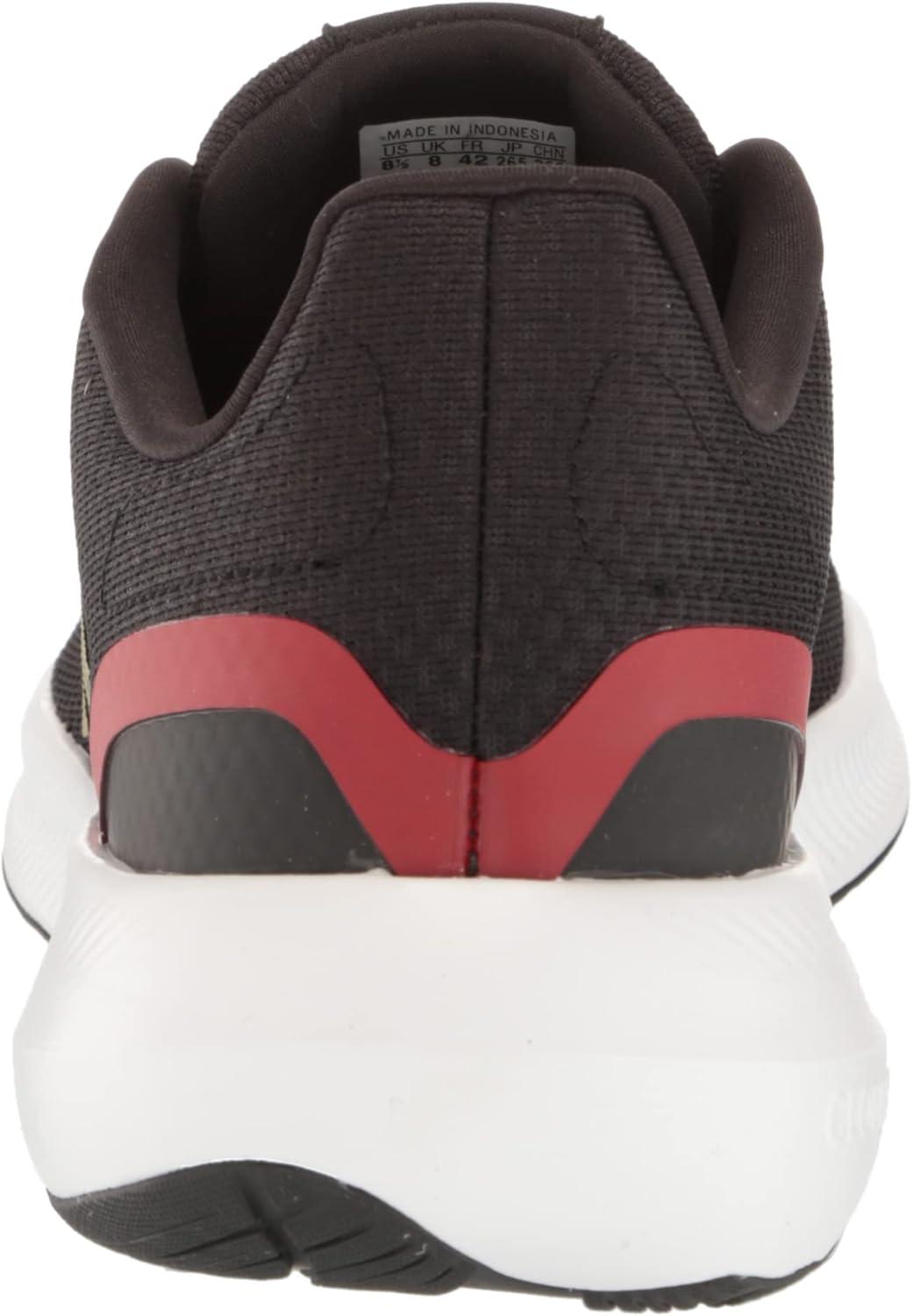 imageadidas Mens Run Falcon 30 ShoeCore BlackGold MetallicBetter Scarlet
