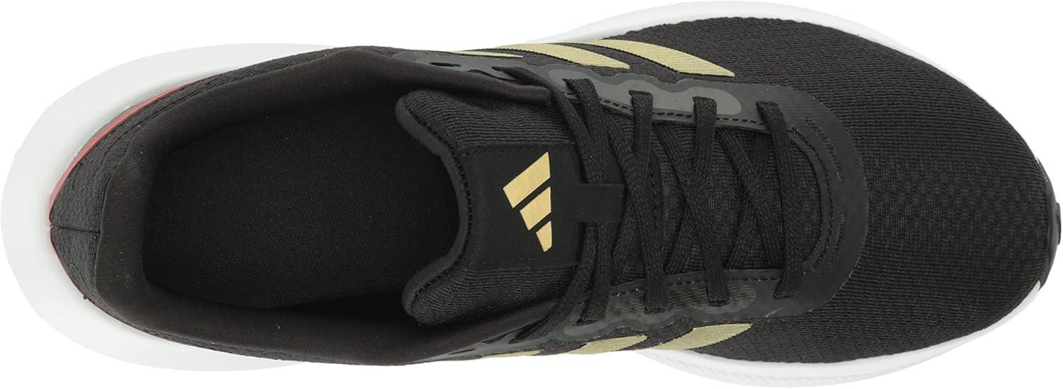 imageadidas Mens Run Falcon 30 ShoeCore BlackGold MetallicBetter Scarlet