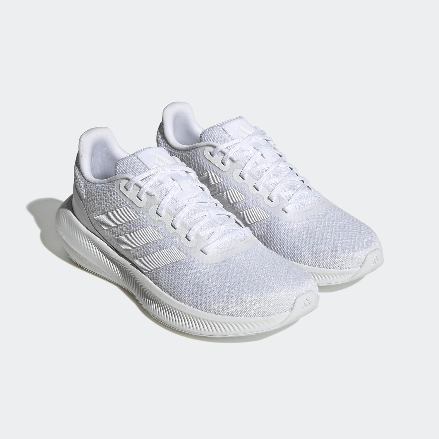 imageadidas Mens Run Falcon 30 ShoeFtwwhtFtwwhtCblack