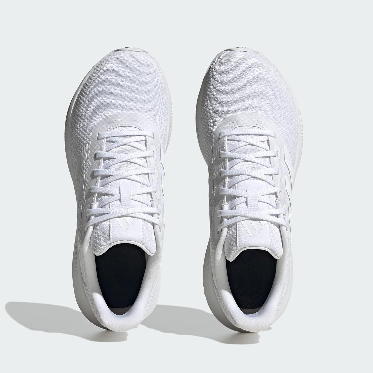 imageadidas Mens Run Falcon 30 ShoeFtwwhtFtwwhtCblack