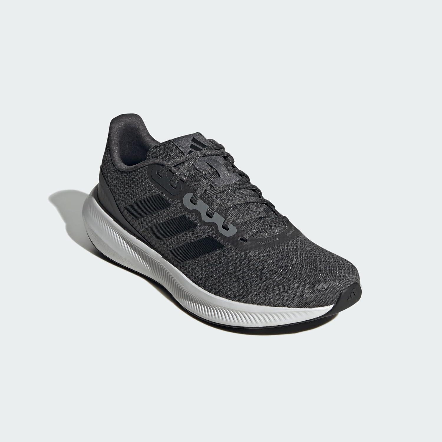 imageadidas Mens Run Falcon 30 ShoeGreyBlackCarbon