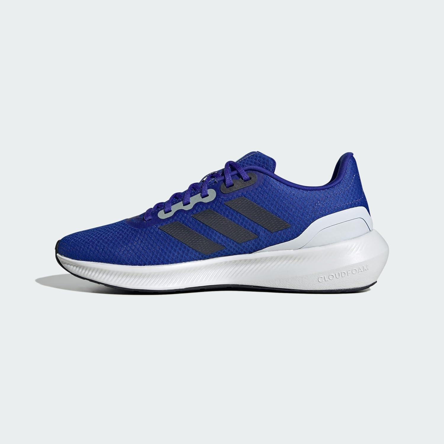 imageadidas Mens Run Falcon 30 ShoeLucid BlueInkWhite