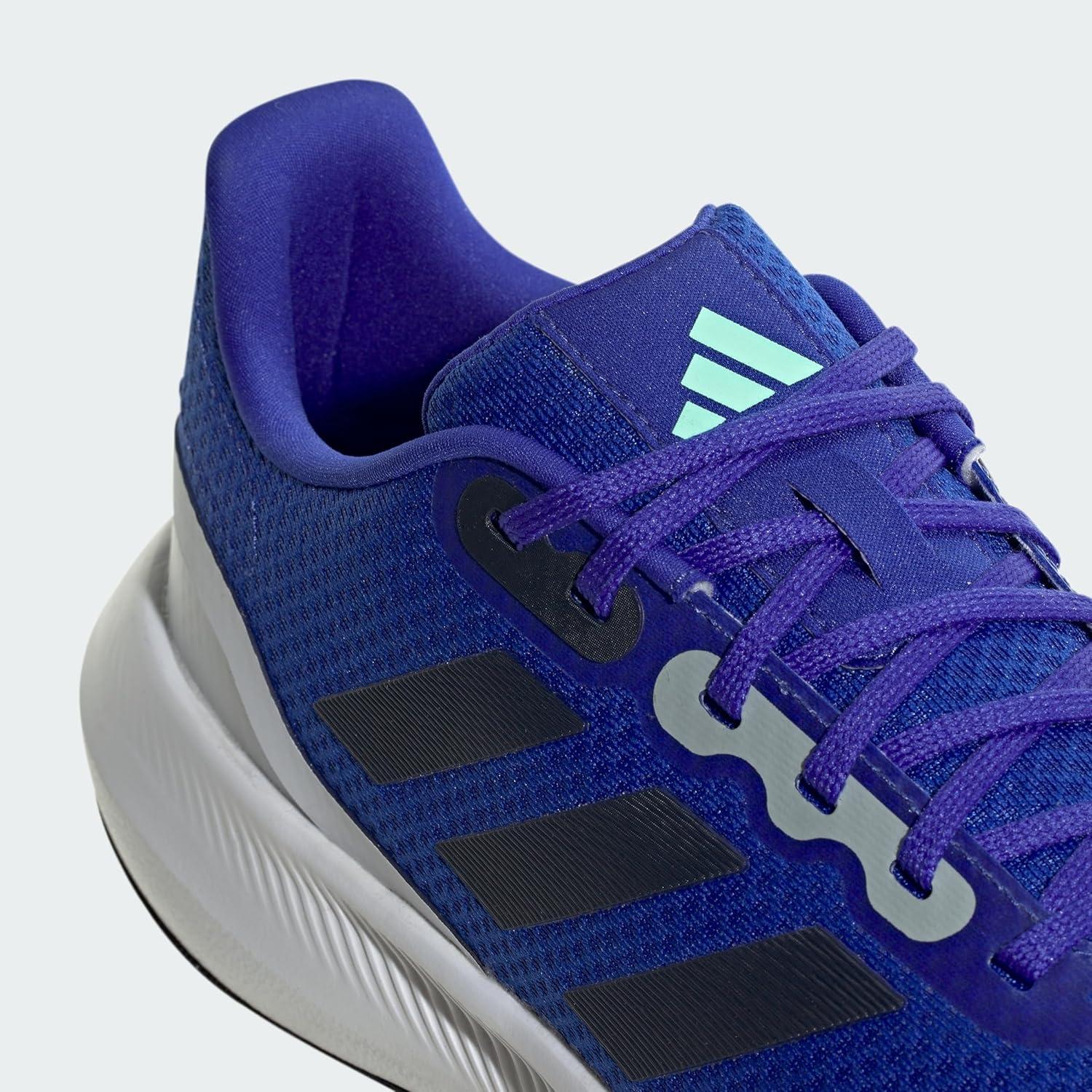 imageadidas Mens Run Falcon 30 ShoeLucid BlueInkWhite