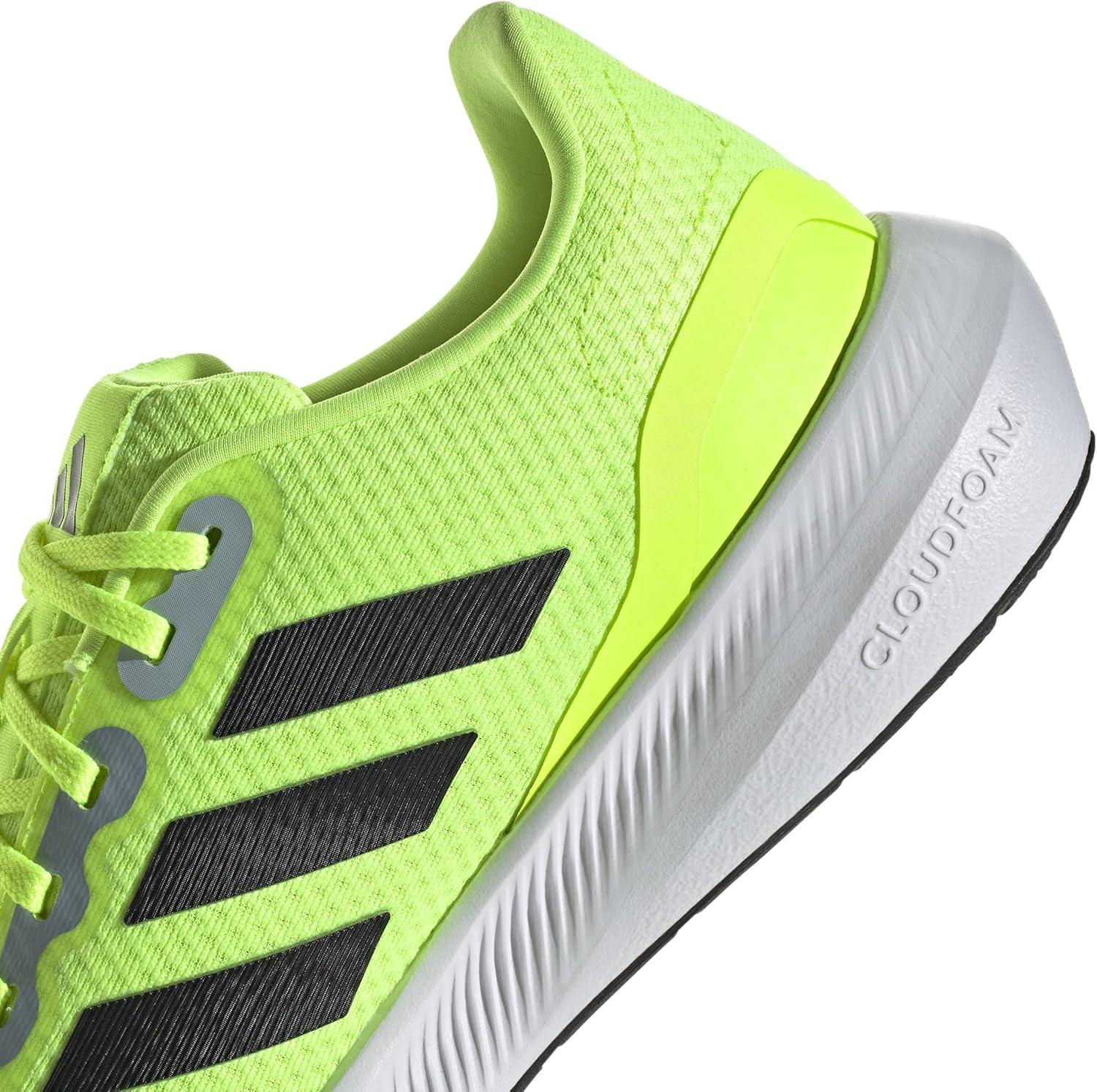 imageadidas Mens Run Falcon 30 ShoeLuclemCblackFtwwht