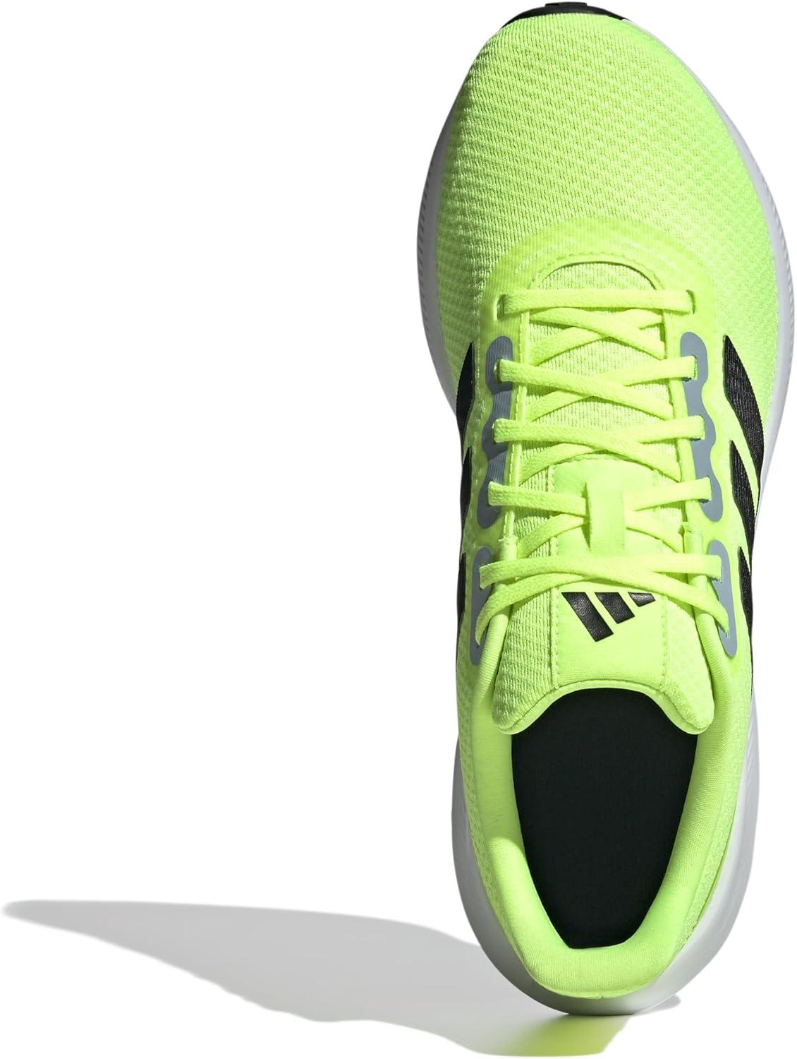 imageadidas Mens Run Falcon 30 ShoeLuclemCblackFtwwht
