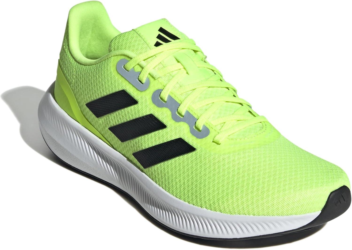 imageadidas Mens Run Falcon 30 ShoeLuclemCblackFtwwht