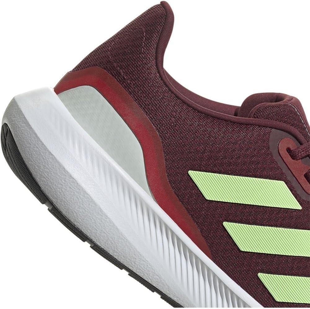 imageadidas Mens Run Falcon 30 ShoeShadow Red Green Spark Better Scarlet