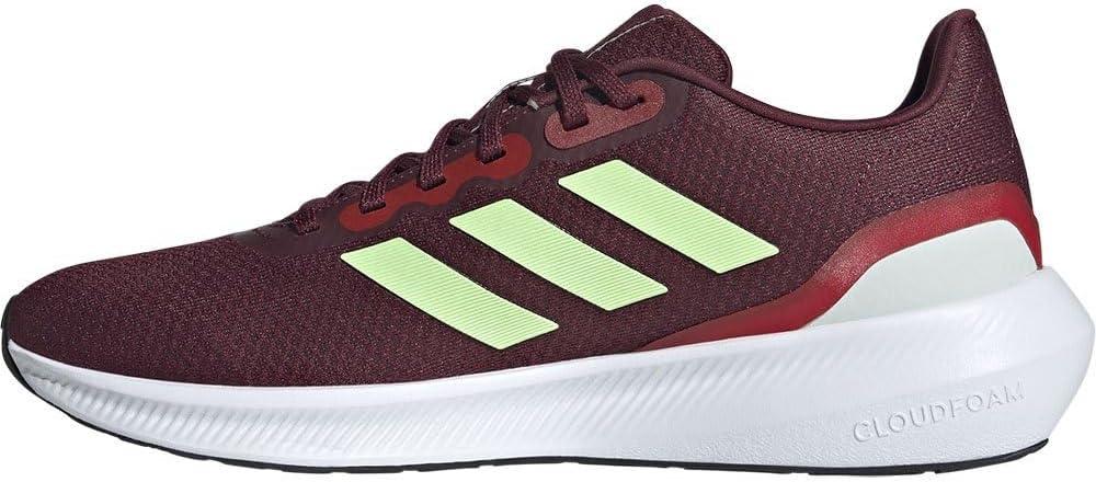 imageadidas Mens Run Falcon 30 ShoeShadow Red Green Spark Better Scarlet