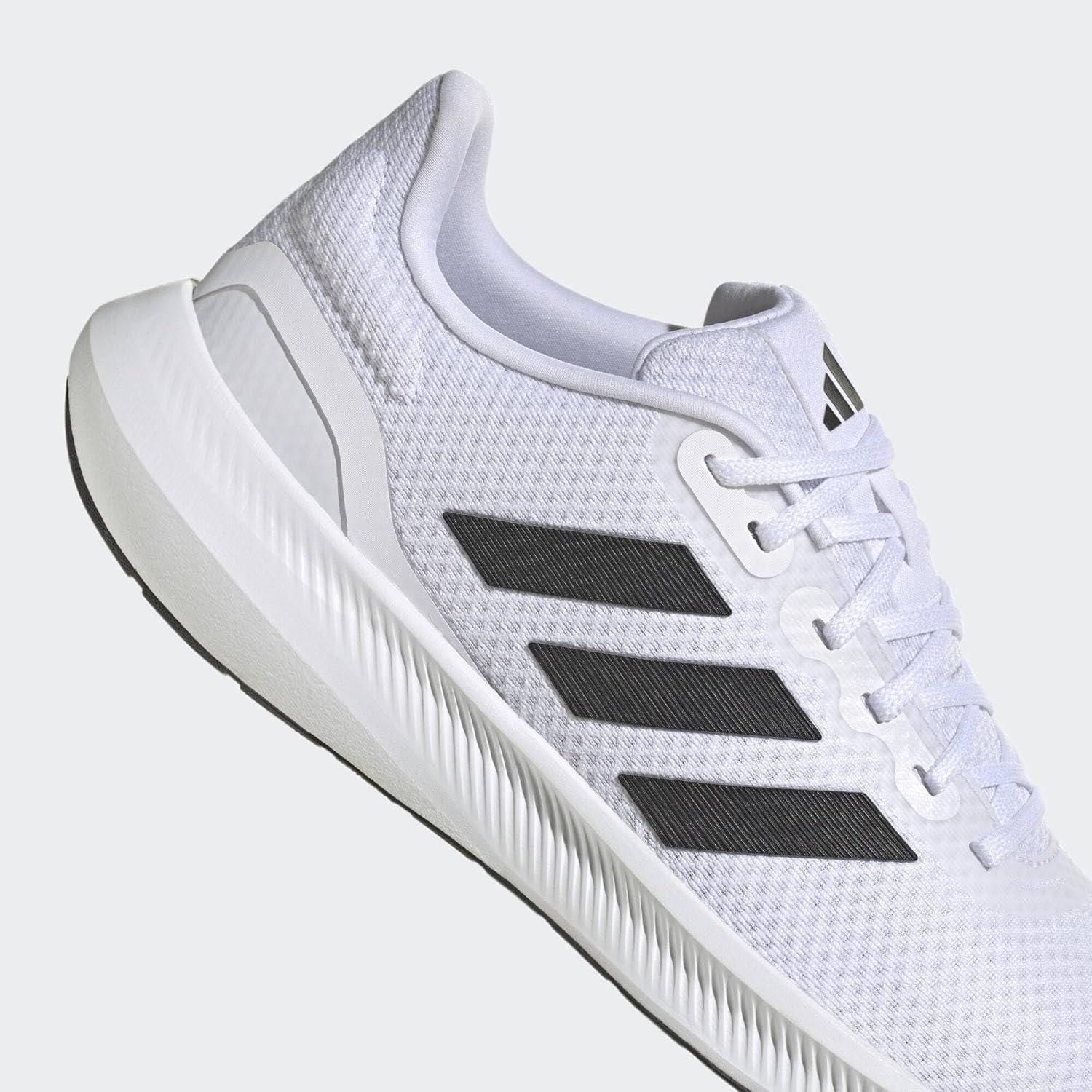 imageadidas Mens Run Falcon 30 ShoeWhite Ftwr White Core Black Ftwr White