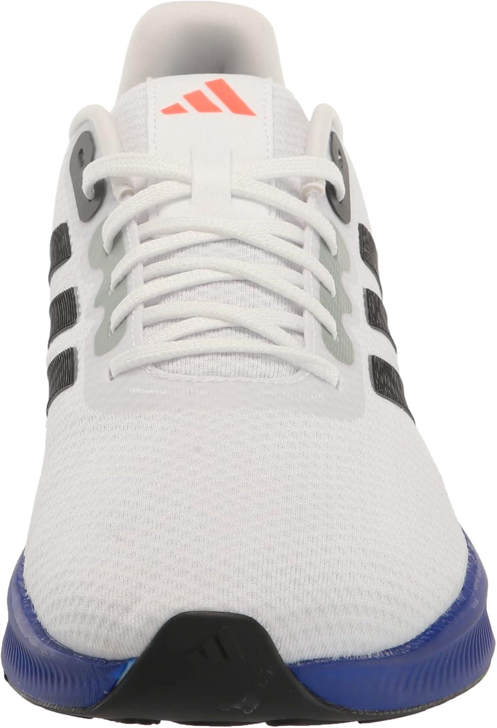 imageadidas Mens Run Falcon 30 ShoeWhiteBlackLucid Blue