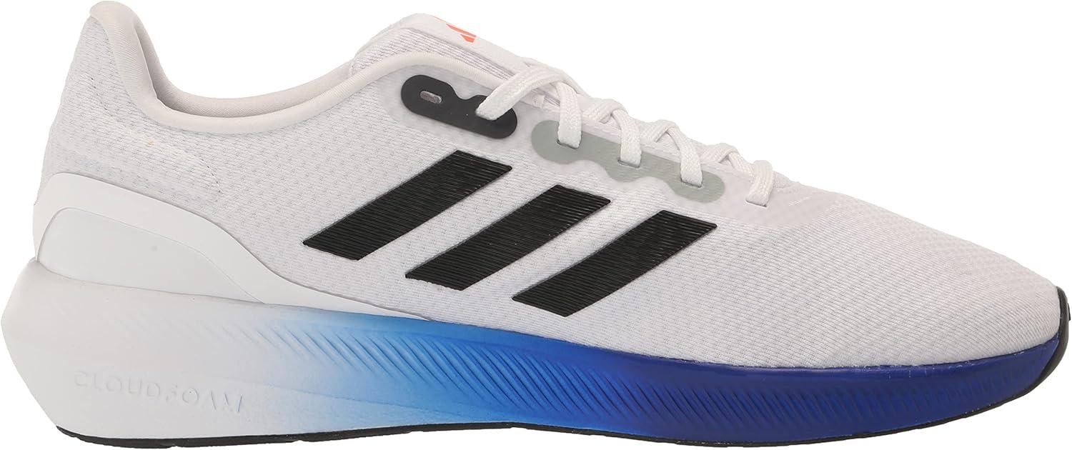 imageadidas Mens Run Falcon 30 ShoeWhiteBlackLucid Blue