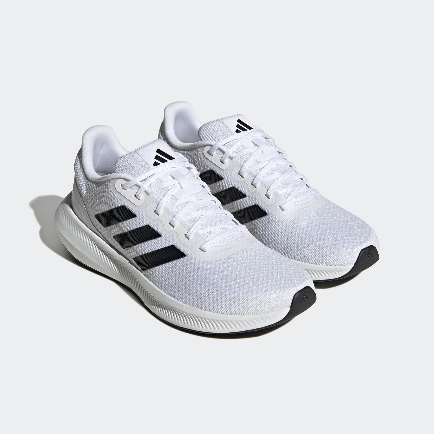 imageadidas Mens Run Falcon 30 ShoeWhiteBlackWhite