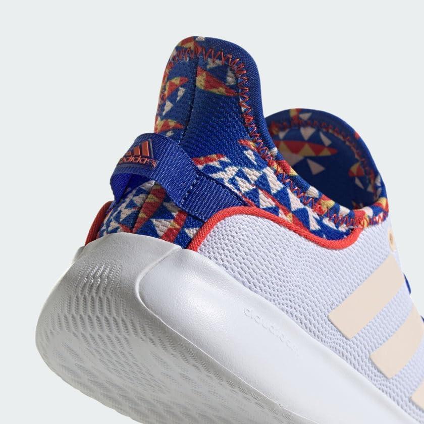 imageadidas Womens Cloudfoam Pure SneakerCloud WhiteBliss OrangeBright Red
