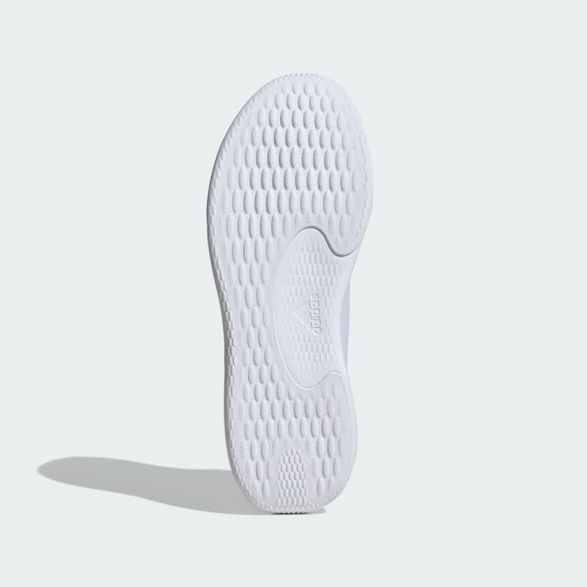 imageadidas Womens Cloudfoam Pure SneakerCloud WhiteBliss OrangeBright Red