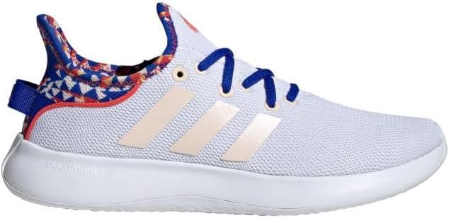 imageadidas Womens Cloudfoam Pure SneakerCloud WhiteBliss OrangeBright Red