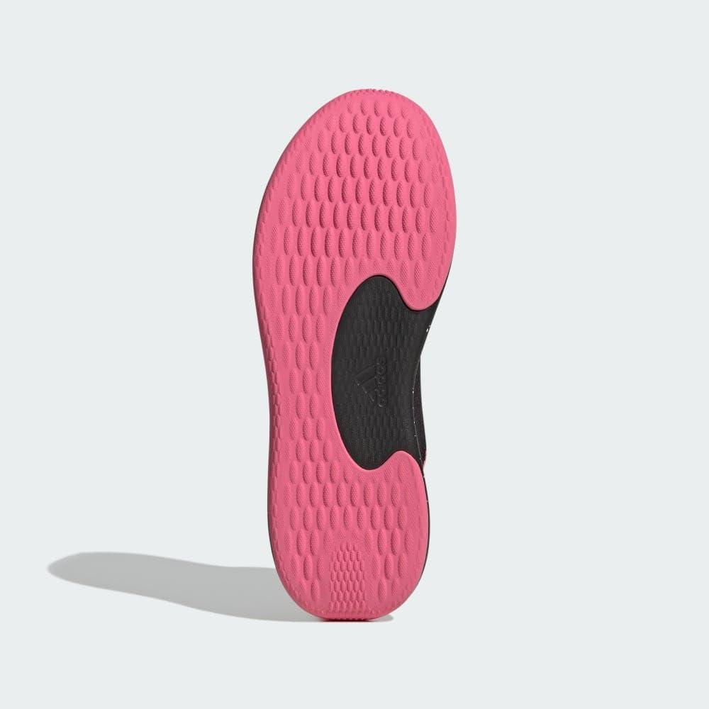 imageadidas Womens Cloudfoam Pure SneakerCore BlackPink FusionLucid Pink