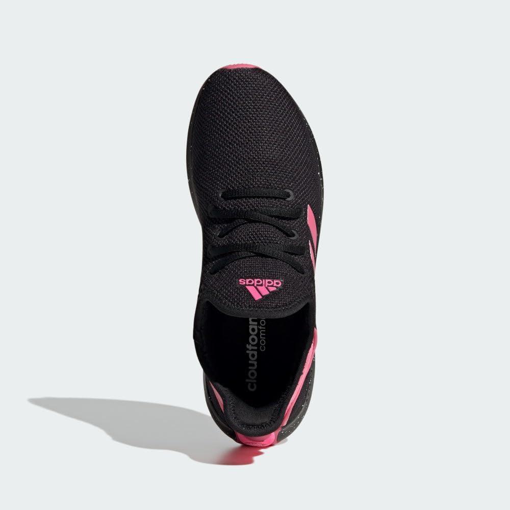 imageadidas Womens Cloudfoam Pure SneakerCore BlackPink FusionLucid Pink