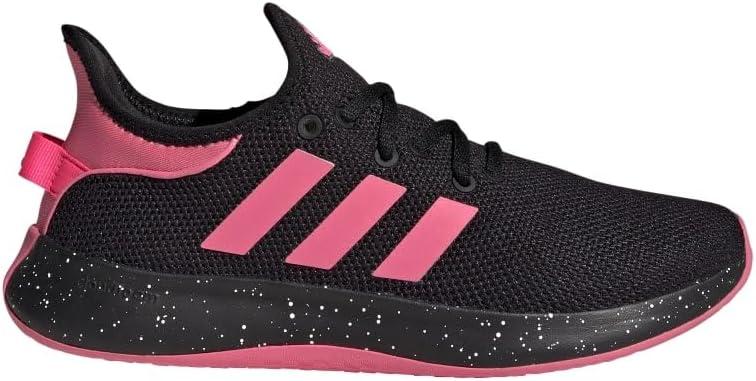 imageadidas Womens Cloudfoam Pure SneakerCore BlackPink FusionLucid Pink