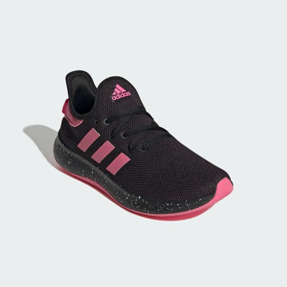 imageadidas Womens Cloudfoam Pure SneakerCore BlackPink FusionLucid Pink