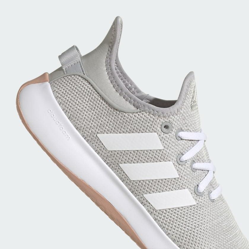 imageadidas Womens Cloudfoam Pure SneakerGrey TwoCloud WhiteSilver Metallic