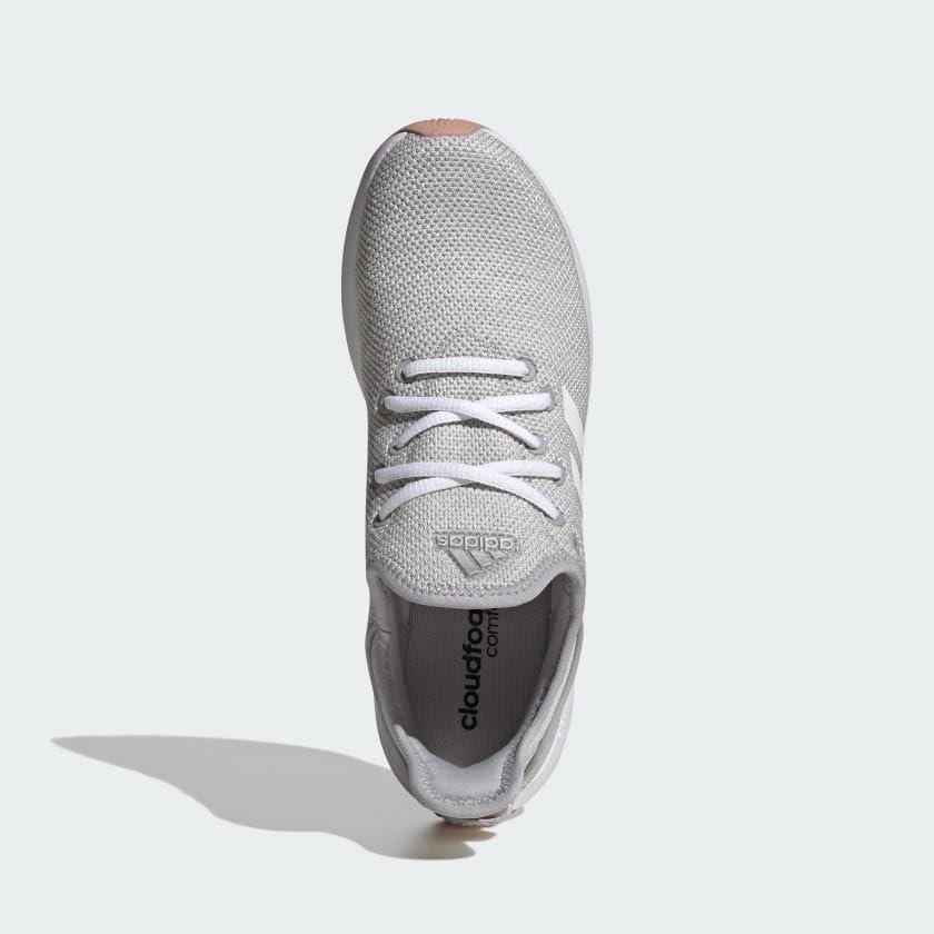 imageadidas Womens Cloudfoam Pure SneakerGrey TwoCloud WhiteSilver Metallic
