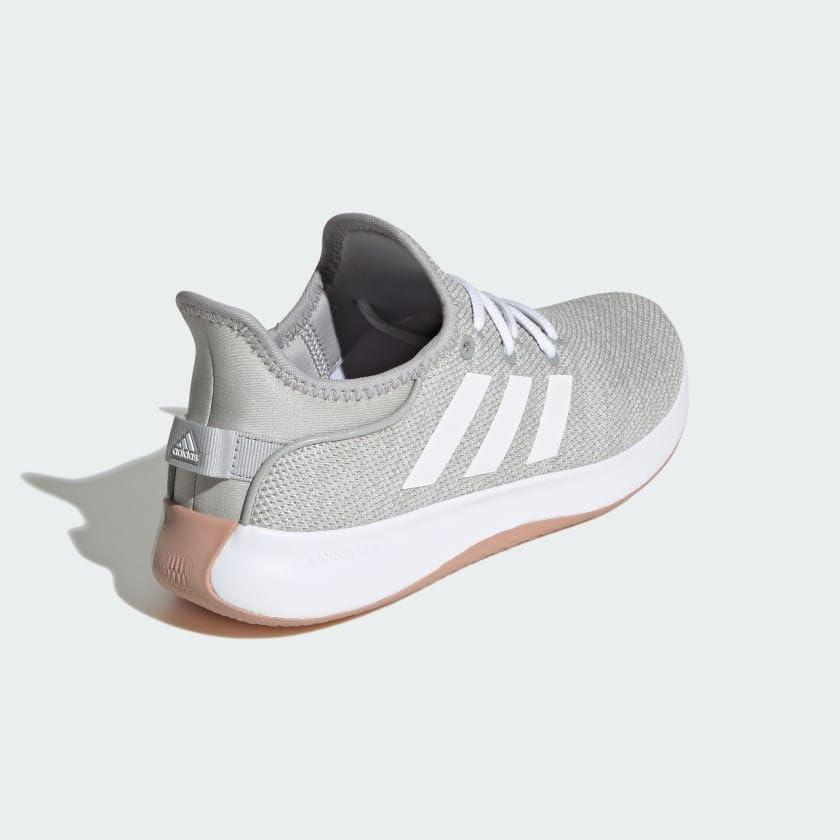 imageadidas Womens Cloudfoam Pure SneakerGrey TwoCloud WhiteSilver Metallic