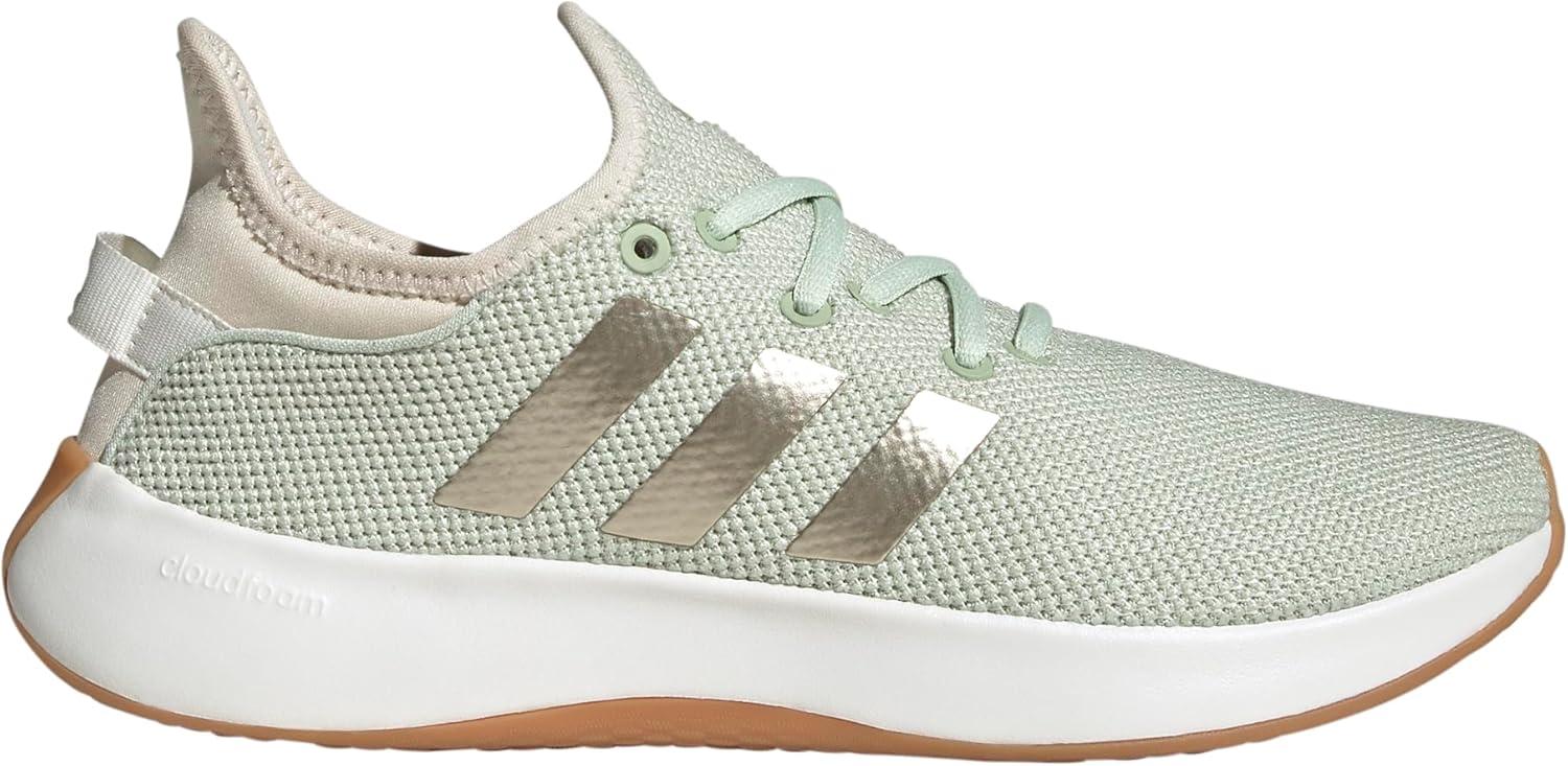imageadidas Womens Cloudfoam Pure SneakerLinen GreenLinen Green MetWonder White