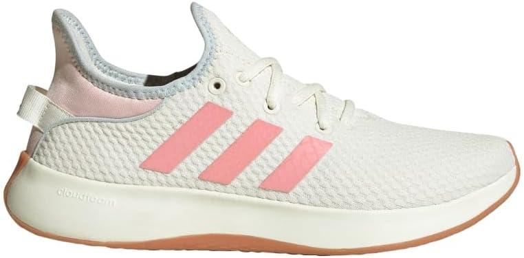 imageadidas Womens Cloudfoam Pure SneakerOff WhiteSemi Pink SparkHalo Blue