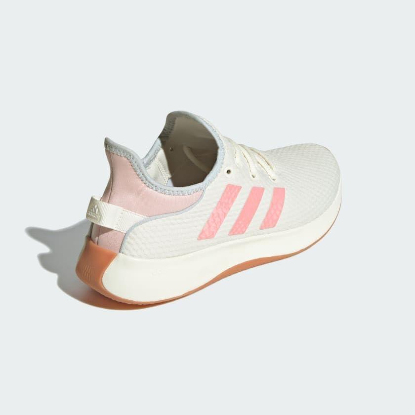 imageadidas Womens Cloudfoam Pure SneakerOff WhiteSemi Pink SparkHalo Blue