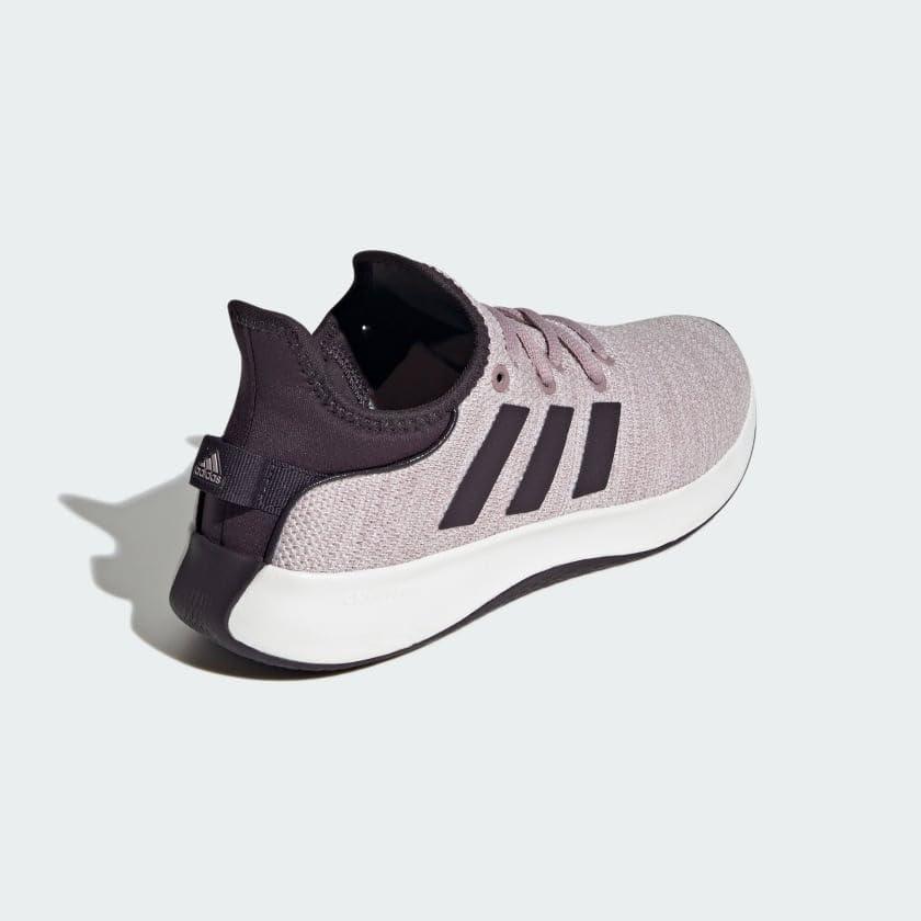 imageadidas Womens Cloudfoam Pure SneakerPreloved FigAurora BlackAlmost Pink