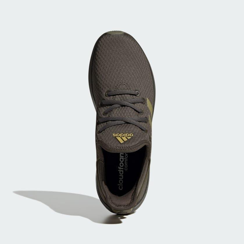 imageadidas Womens Cloudfoam Pure SneakerShadow OliveOlive StrataGold Metallic