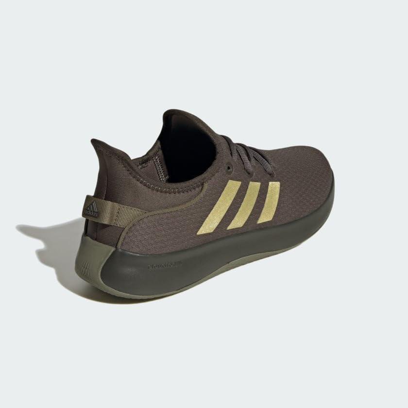 imageadidas Womens Cloudfoam Pure SneakerShadow OliveOlive StrataGold Metallic