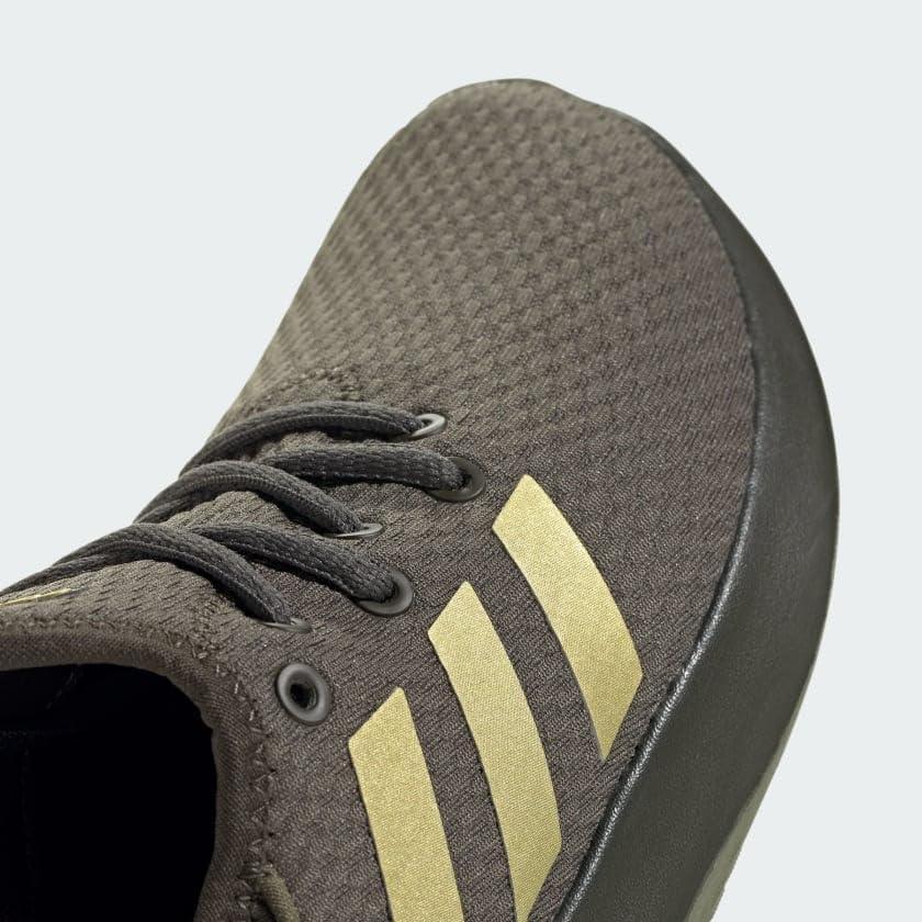 imageadidas Womens Cloudfoam Pure SneakerShadow OliveOlive StrataGold Metallic