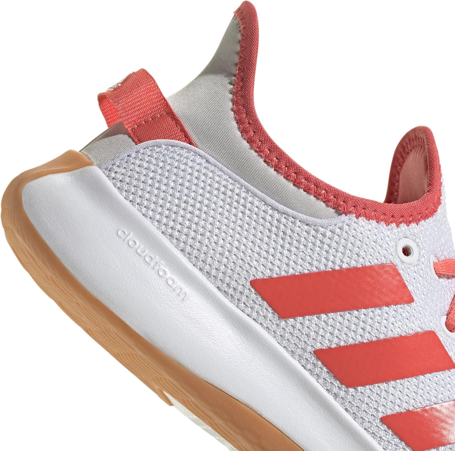imageadidas Womens Cloudfoam Pure SneakerWhitePreloved ScarletGrey