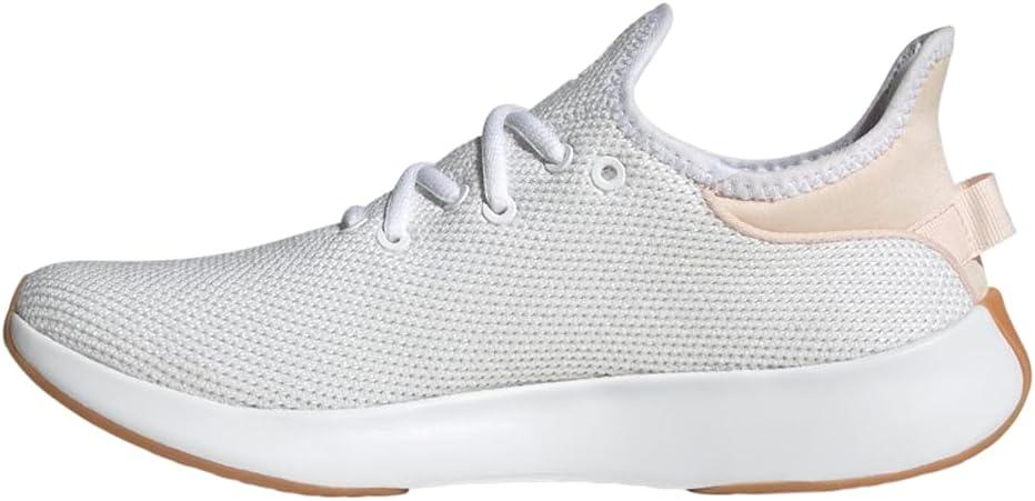 imageadidas Womens Cloudfoam Pure SneakerWhiteSandy Pink MetWonder Quartz