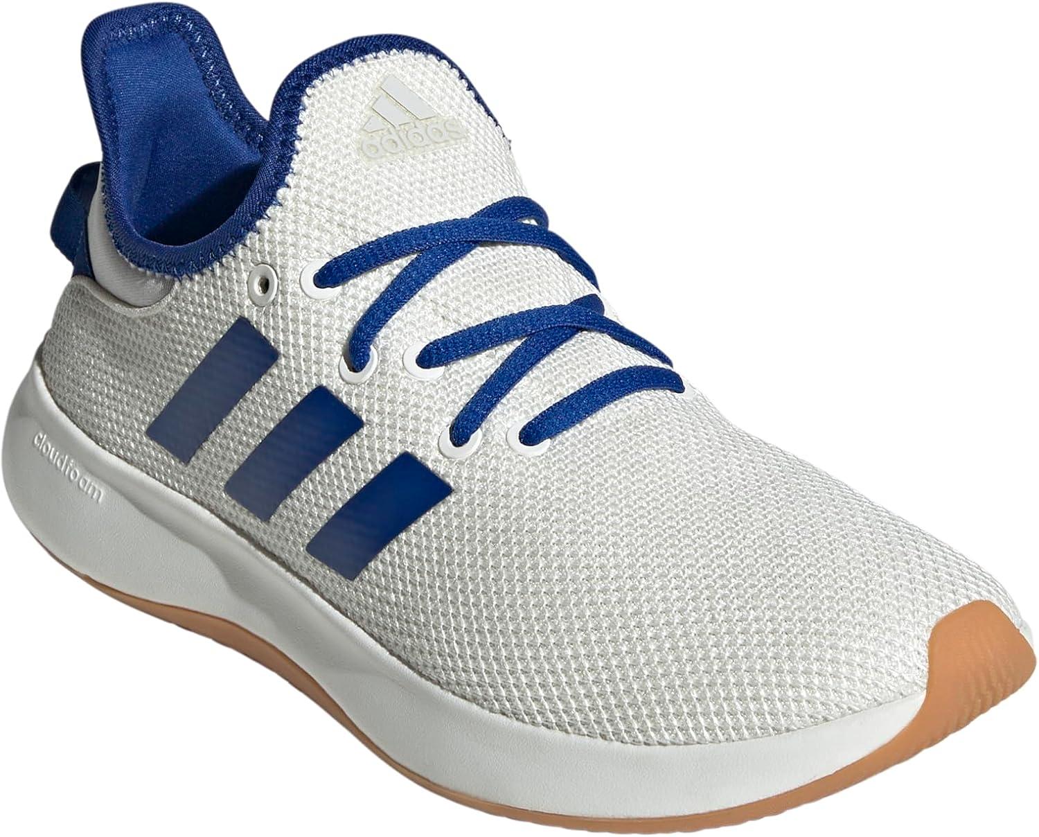 imageadidas Womens Cloudfoam Pure SneakerWhiteTeam Royal BlueGrey