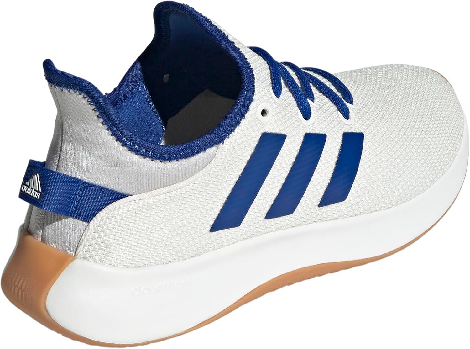 imageadidas Womens Cloudfoam Pure SneakerWhiteTeam Royal BlueGrey