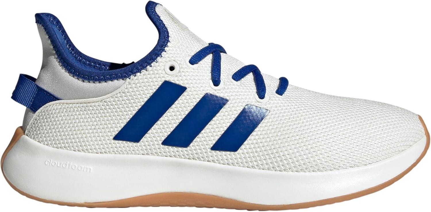 imageadidas Womens Cloudfoam Pure SneakerWhiteTeam Royal BlueGrey