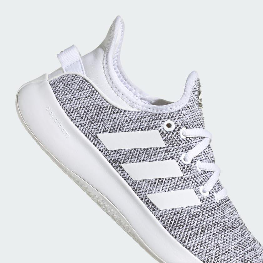 imageadidas Womens Cloudfoam Pure SneakerWhiteWhiteBlack