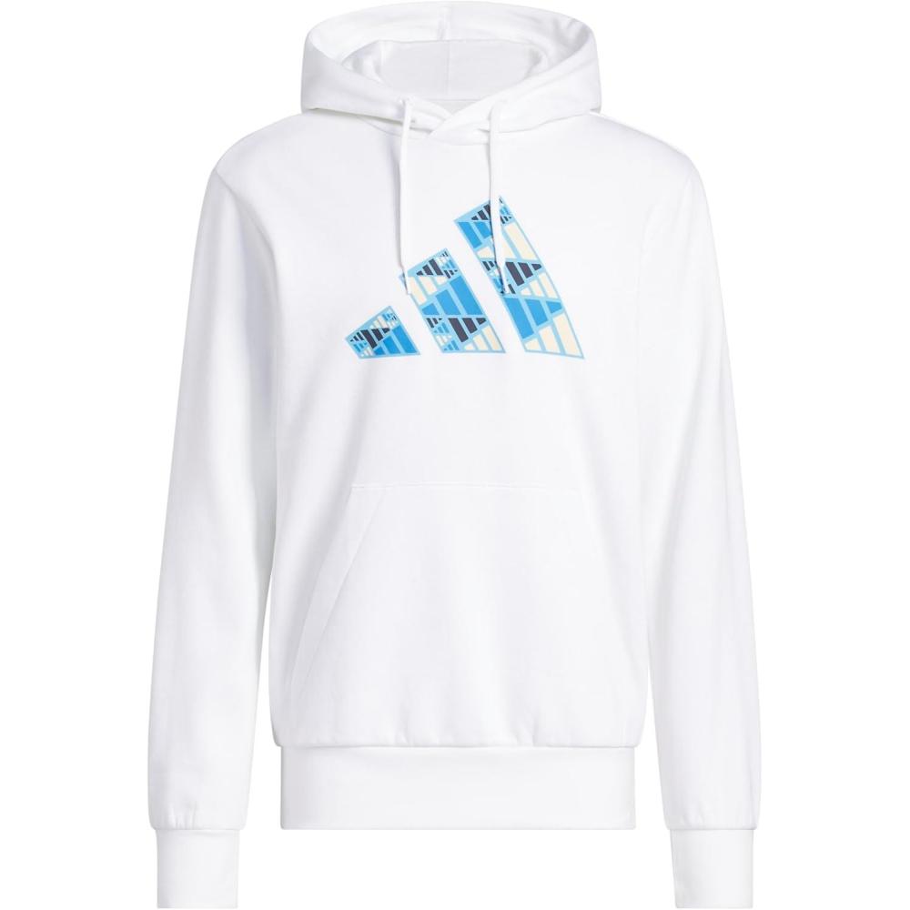 imageadidas Mens Big Logo Graphic HoodieWhite