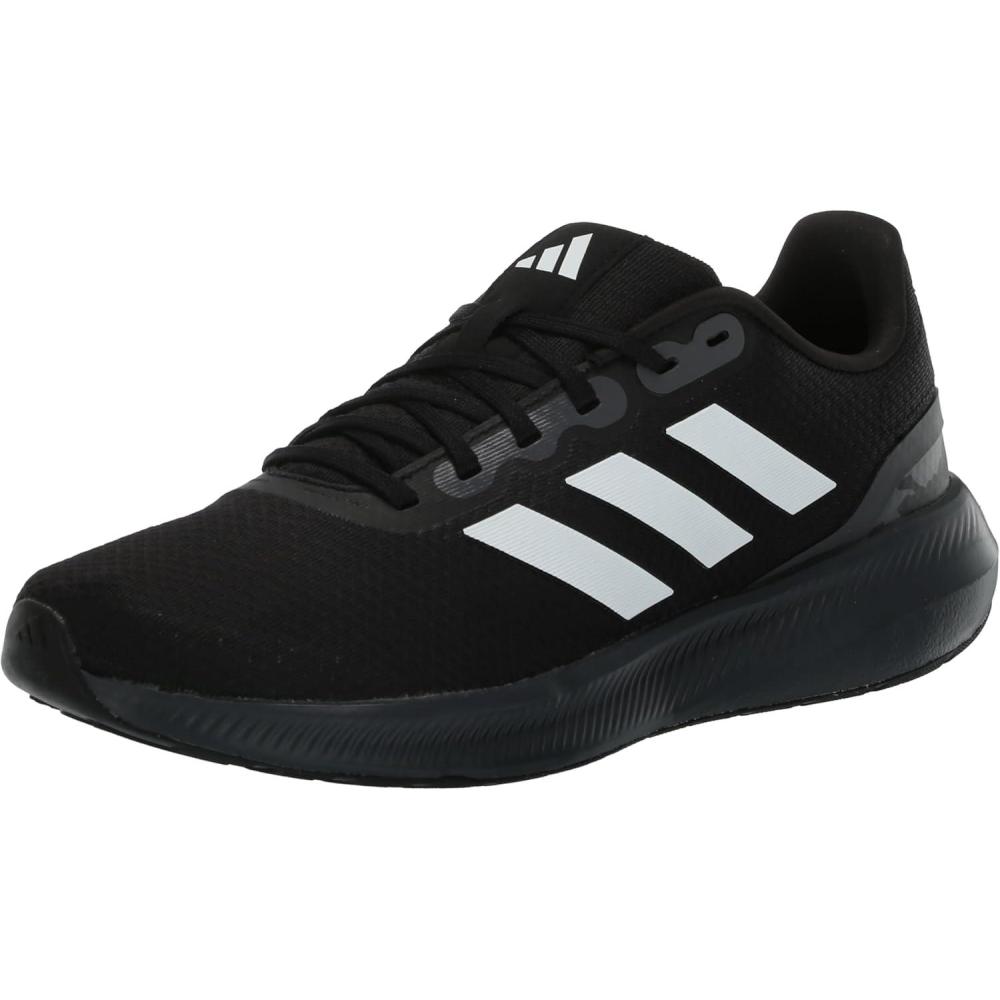 imageadidas Mens Run Falcon 30 ShoeBlackWhiteGrey