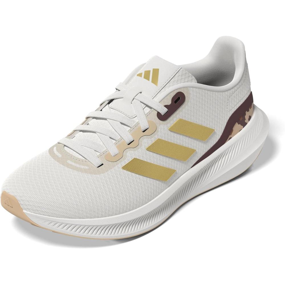 imageadidas Mens Run Falcon 30 ShoeWhiteGold MetallicMagic Beige