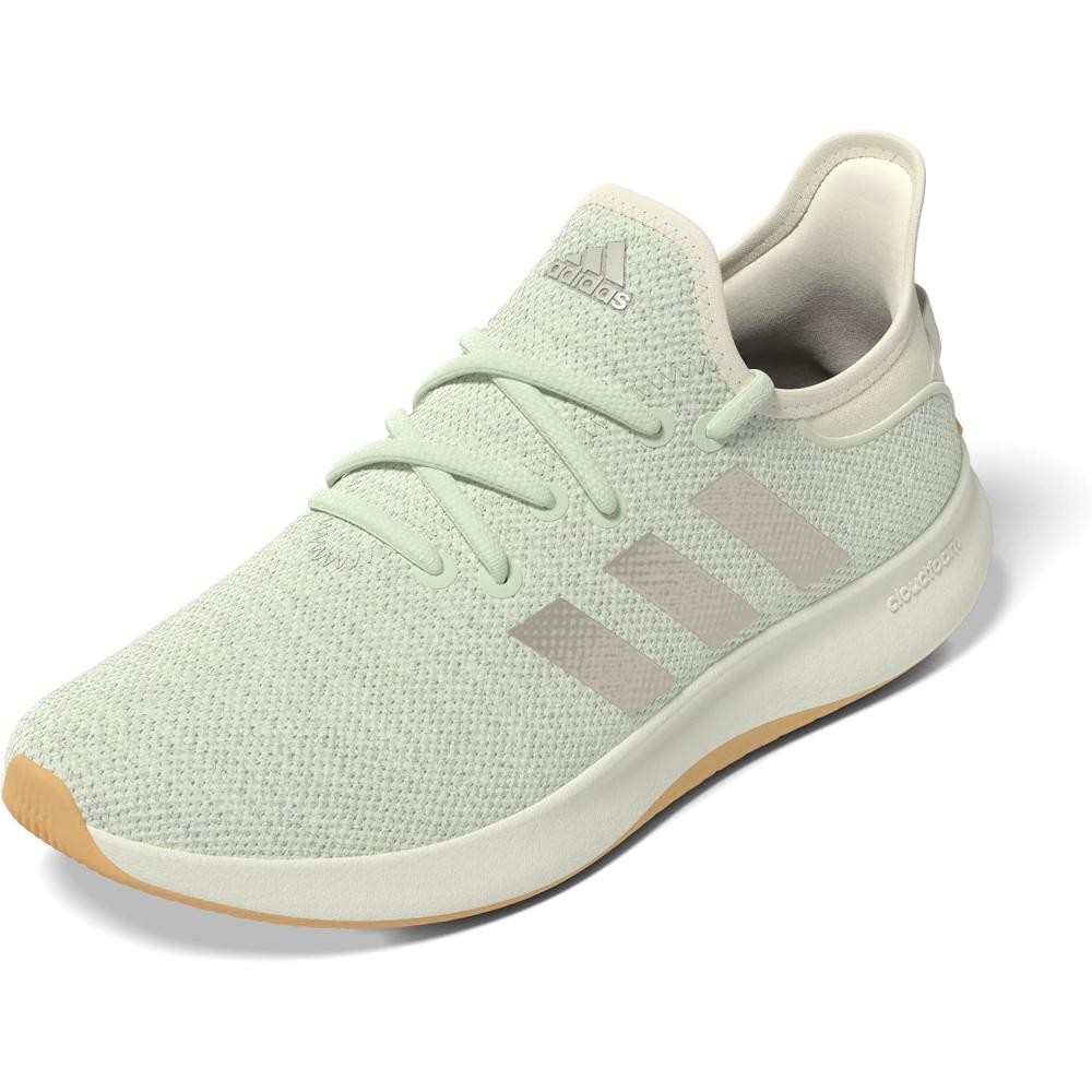 imageadidas Womens Cloudfoam Pure SneakerLinen GreenLinen Green MetWonder White