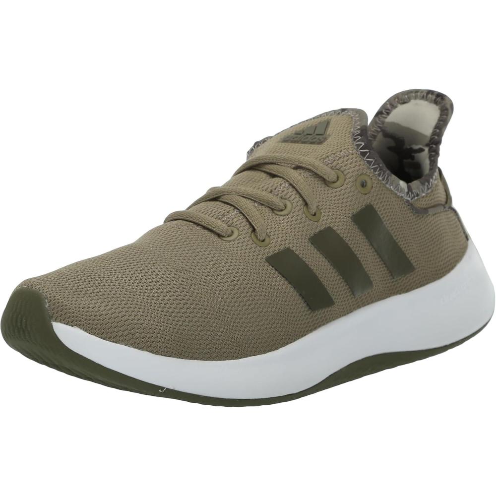 imageadidas Womens Cloudfoam Pure SneakerOrbit GreenOlive StrataOlive Strata