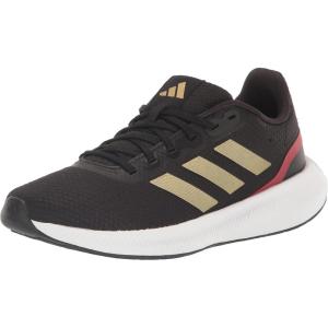 adidas Men’s Run Falcon 3.0 Shoe(Core Black/Gold Metallic/Better Scarlet)