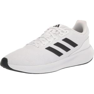 adidas Men’s Run Falcon 3.0 Shoe(White/Black/White)