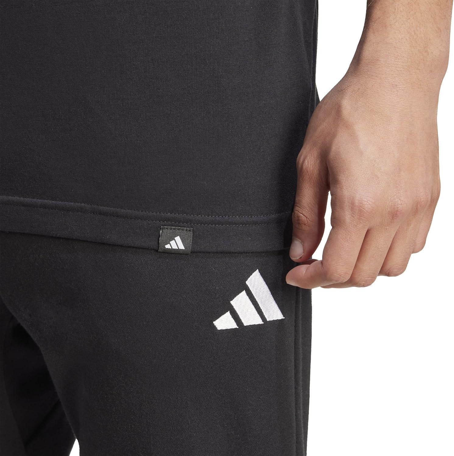 image:imageAdidas Mens Camouflage Graphic TShirtBlackLogo
